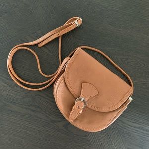 Neiman Marcus Leather Crossbody Purse